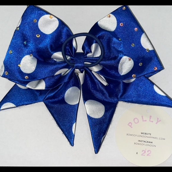 “Polly” Bows of London cheer bow - Picture 2 of 7
